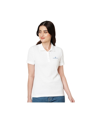 Vero moda Women's Polo T-Shirt - White